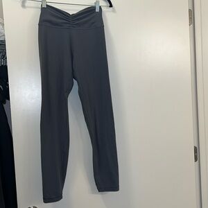 Aritzia butter-waist mid rise leggings in cole grey